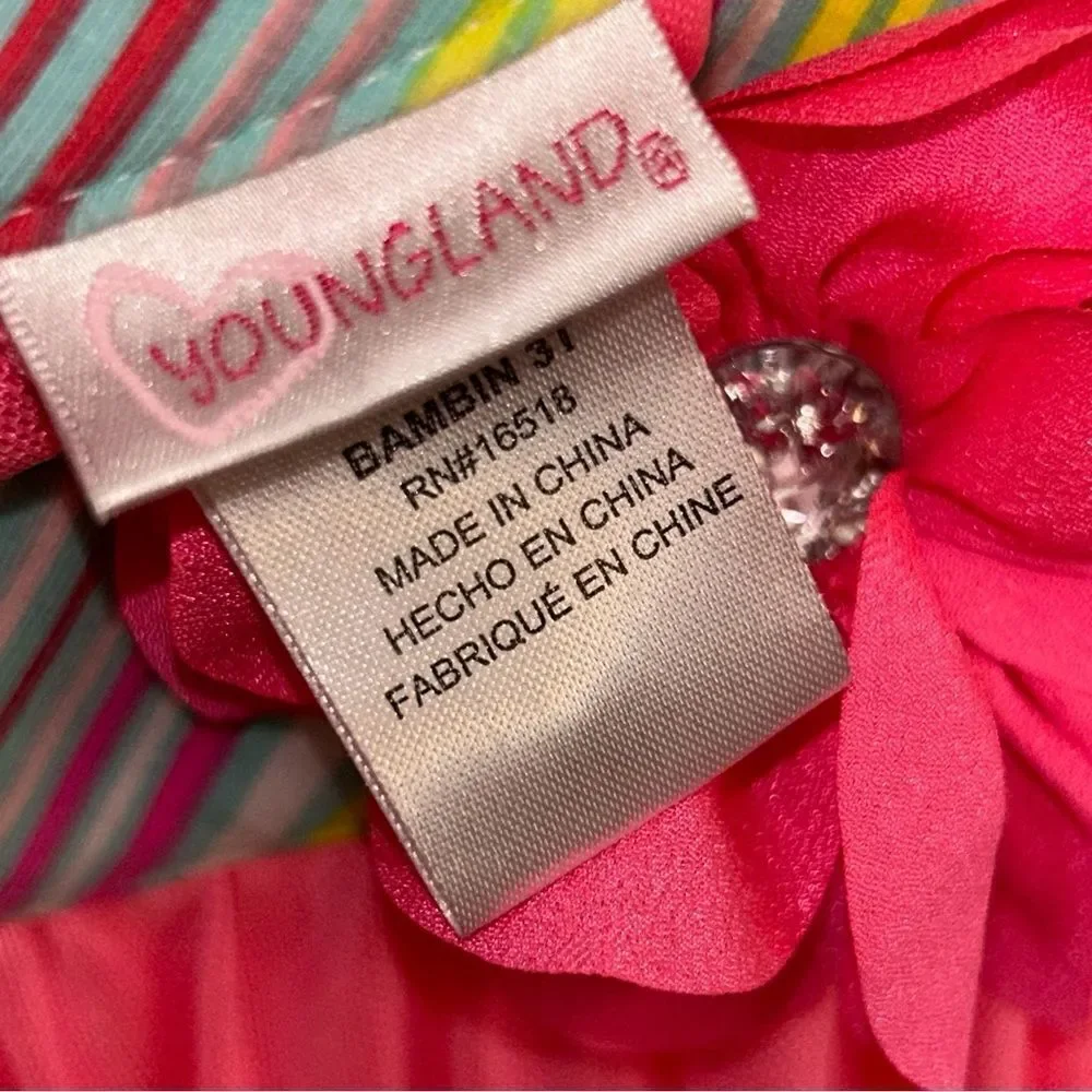 YOUNGLAND Halter A-Line Mesh Swing Dress